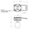 Adapter Quad Lock® z kulką mocującą 1" (V2)