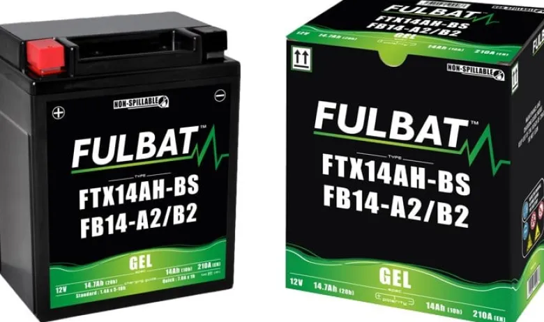 Akumulator żelowy Fulbat YB14-A2/YB14-B2/YTX14AH-BS (bezobsługowy)
