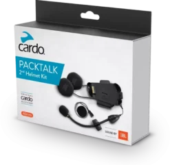 Audio kit Cardo Packtalk z słuchawkami i mikrofonami