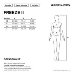 Body Termoaktywne Rebelhorn Freeze II Lady