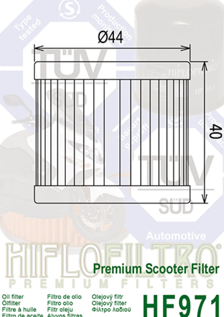 Filtr Oleju HF 971