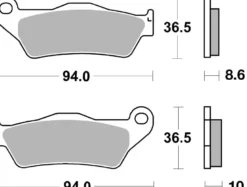 Klocki hamulcowe Brembo 07BB28