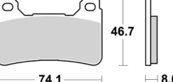 Klocki hamulcowe Brembo 07HO50
