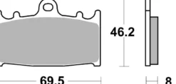 Klocki hamulcowe Brembo 07KA13