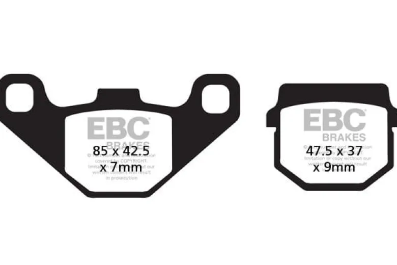 Klocki hamulcowe EBC SFA083 skuterowe