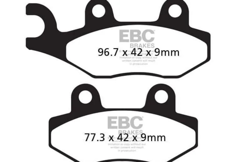 Klocki hamulcowe EBC SFA228 skuterowe