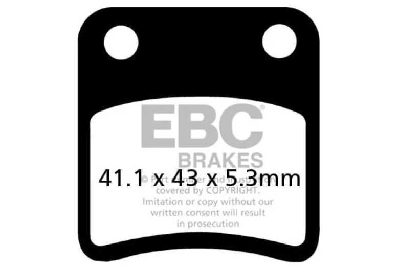 Klocki hamulcowe EBC SFA257/2 skuterowe