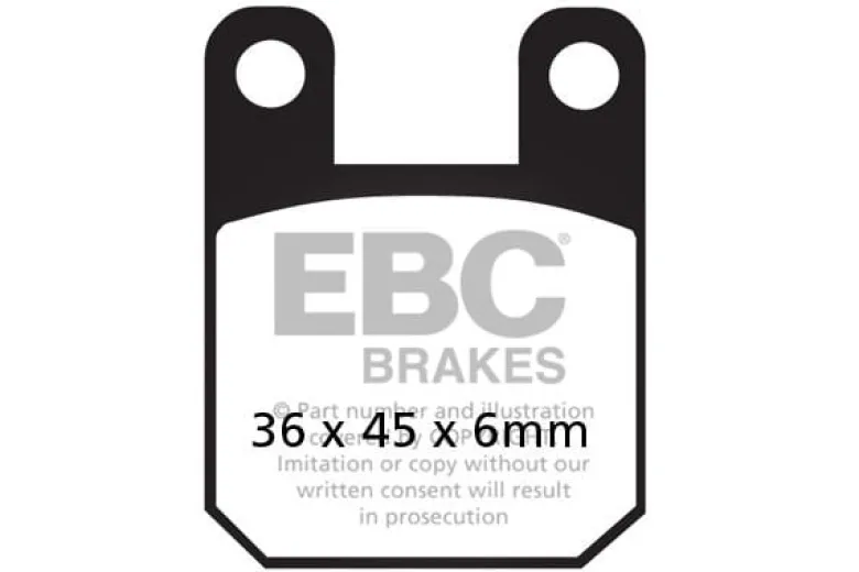 Klocki hamulcowe EBC SFA115 skuterowe