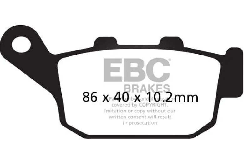 Klocki hamulcowe EBC SFA140 skuterowe