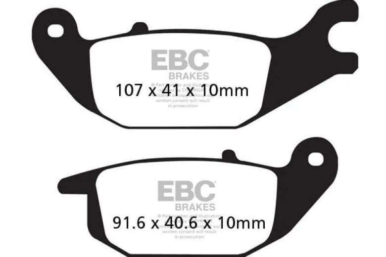 Klocki hamulcowe EBC SFA343 skuterowe