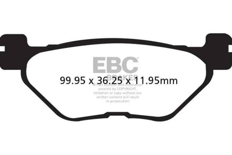 Klocki hamulcowe EBC SFA319 skuterowe
