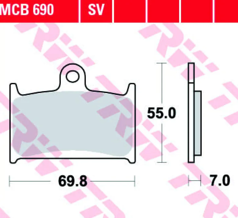 Klocki Hamulcowe TRW MCB690