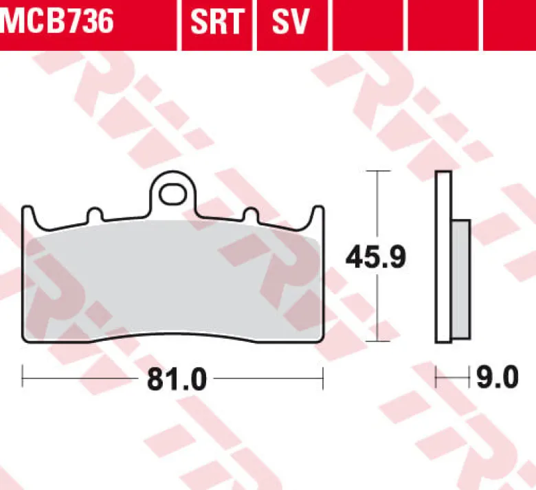 Klocki Hamulcowe TRW MCB736
