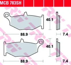 Klocki Hamulcowe TRW MCB783
