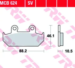 Klocki Hamulcowe TRW MCB624