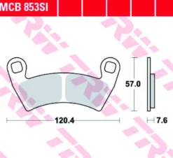 Klocki Hamulcowe TRW MCB854