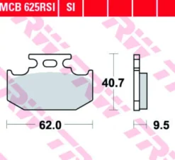 Klocki Hamulcowe TRW MCB625