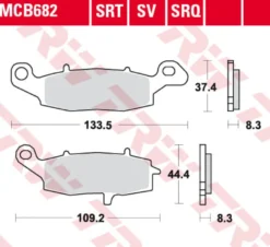Klocki Hamulcowe TRW MCB682