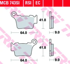 Klocki Hamulcowe TRW MCB743