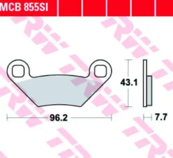 Klocki Hamulcowe TRW MCB855
