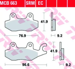 Klocki Hamulcowe TRW MCB663