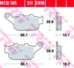Klocki Hamulcowe TRW MCB585