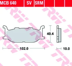 Klocki Hamulcowe TRW MCB640