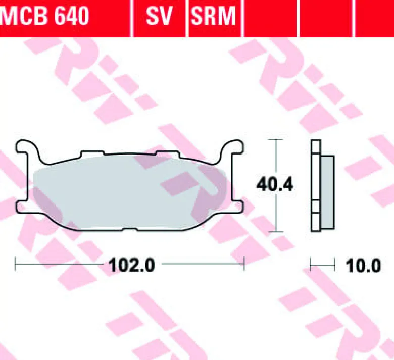 Klocki Hamulcowe TRW MCB640