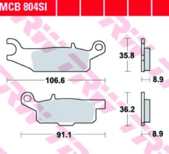 Klocki Hamulcowe TRW MCB804