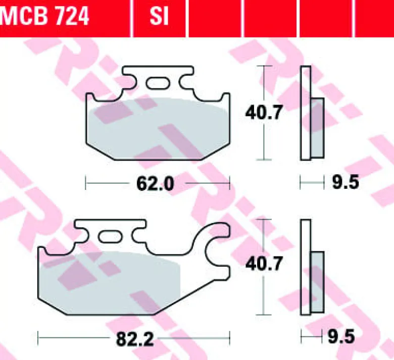 Klocki Hamulcowe TRW MCB724