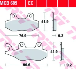 Klocki Hamulcowe TRW MCB689