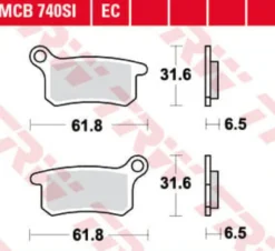 Klocki Hamulcowe TRW MCB740