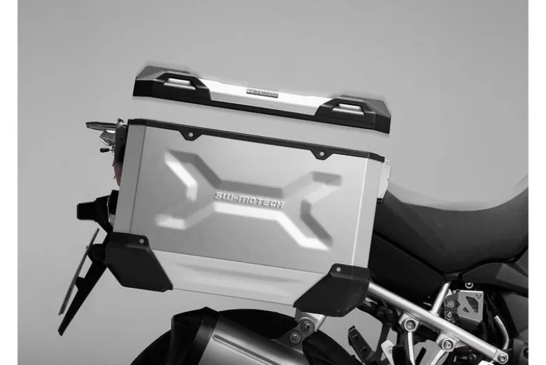 Kufer Boczny Na Lewą Stronę Sw-Motech Trax Adv Silver 45L (L)