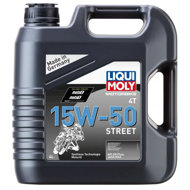 LIQUI MOLY Olej silnikowy półsyntetyczny do motocykli 15W50 Street 4T