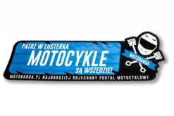 Naklejka patrz w lusterka MB