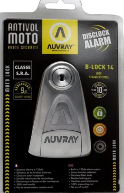 Nierdzewna Blokada Na Tarczę Z Alarmem Auvray B-lock 14
