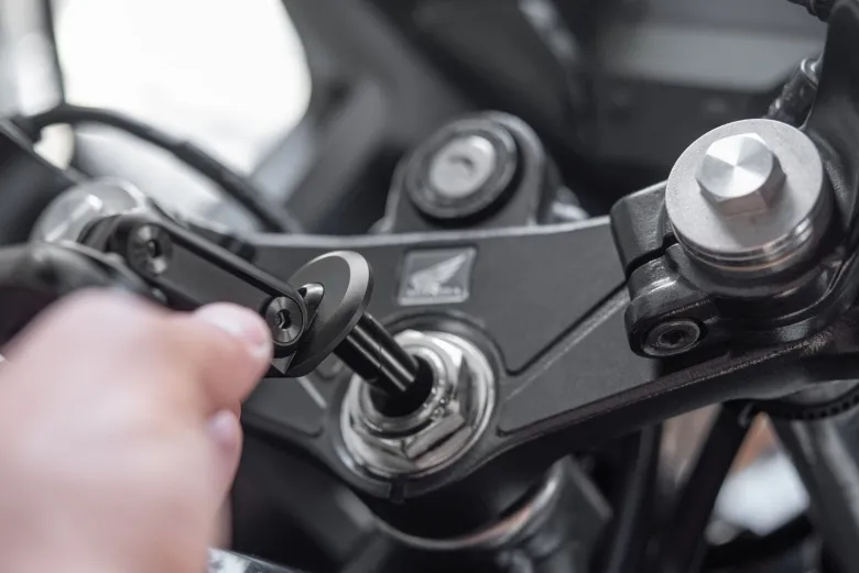 Peak Design Uchwyt Motocyklowy Do Telefonu Na Główkę Ramy - Czarny