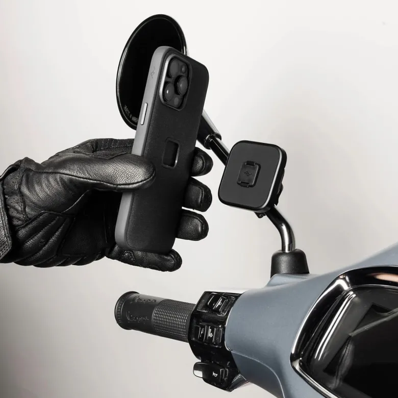 Peak Design Uchwyt Motocyklowy Do Telefonu Na Lusterko - Czarny