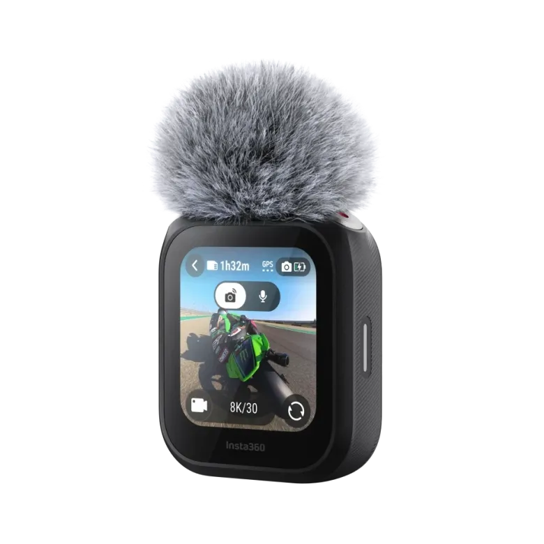 Pilot zdalnego sterowania Insta360 GPS Preview Remote z wbudowanym mikrofonem