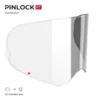 Pinlock fotochromatyczny Arai Precisiontone do szyby VAS-A