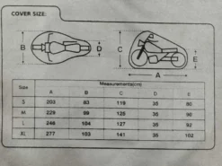 Pokrowiec Wodoodporny na Motocykl Oxford Aquatex
