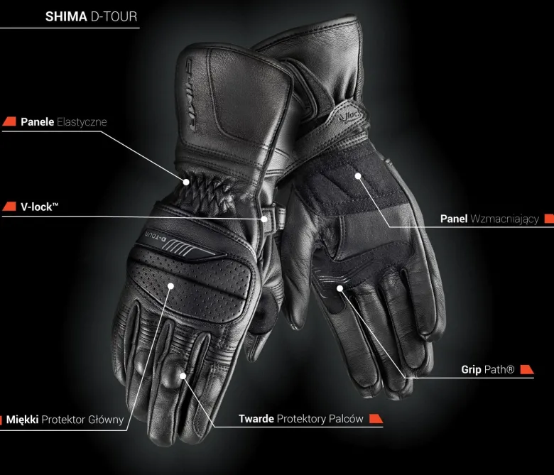 Rękawice Shima D-TOUR