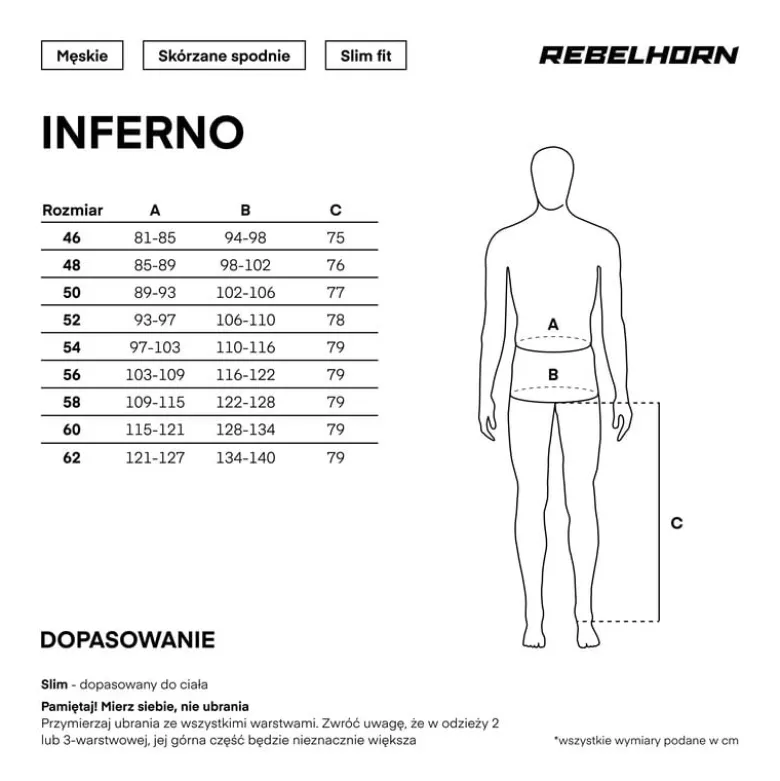 Spodnie Rebelhorn Inferno