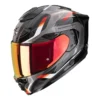 Wizjer czerwony lustrzany Scorpion KDS-F-03 do kasków Exo-GT SP/1500/530 AIR