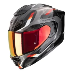 Wizjer czerwony lustrzany Scorpion KDS-F-03 do kasków Exo-GT SP/1500/530 AIR